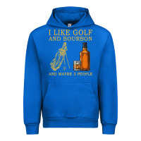 Cobalt I Like Bourbon and Golf and Maybe 3 People Whiskey Urban Hoodie - tuanDangUi