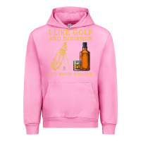 Fuchsia Pink I Like Bourbon and Golf and Maybe 3 People Whiskey Urban Hoodie - tuanDangUi