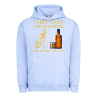 Pigment Grape Ice I Like Bourbon and Golf and Maybe 3 People Whiskey Urban Hoodie - tuanDangUi
