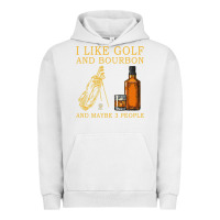 Pigment Lunar Rock I Like Bourbon and Golf and Maybe 3 People Whiskey Urban Hoodie - tuanDangUi