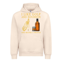 Sandshell I Like Bourbon and Golf and Maybe 3 People Whiskey Urban Hoodie - tuanDangUi