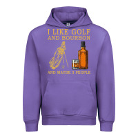 Tulip I Like Bourbon and Golf and Maybe 3 People Whiskey Urban Hoodie - tuanDangUi