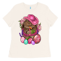 Bone Cowboy Rabbit Easter Ladies Tee - BundleAndBundleShop