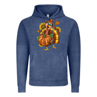 Vintage Denim Thanksgiving Turkey Vintage Hoodie - texasbilliewilder