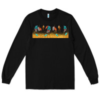 Black native American feathers Long Sleeve Tee - TumblerDesignByShophia