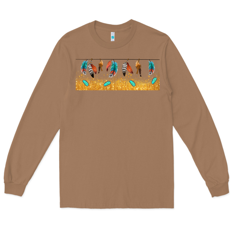 Native American Feathers Long Sleeve Tee by TumblerDesignByShophia | Teevron