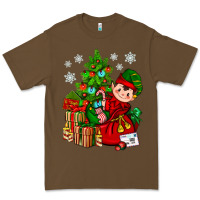 Cacao Santa's Elf Christmas Premium Tee - BundleAndBundleShop