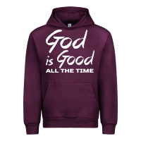 Mauve Wine God Is Good All The Time Christian Worship Urban Hoodie - tuanDangUi