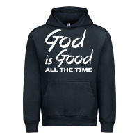 Navy God Is Good All The Time Christian Worship Urban Hoodie - tuanDangUi