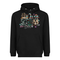 Black best dog mom ever Heavyweight Hoodie - SublimationCraftShop