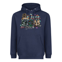 Navy best dog mom ever Heavyweight Hoodie - SublimationCraftShop