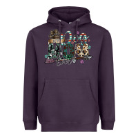 Plum best dog mom ever Heavyweight Hoodie - SublimationCraftShop