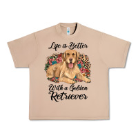Burro life is better with a golden retriever Urban Heavy Tee - JahusDesignShop