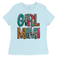 Baby Blue Girl Mimi Ladies Tee - BundleAndBundleShop