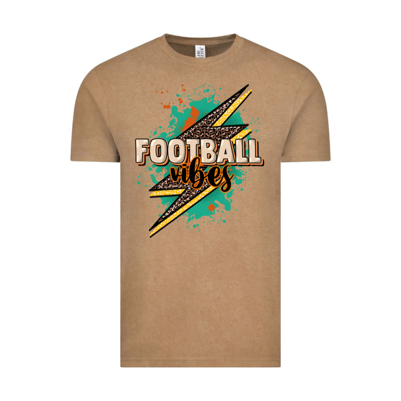 Football Vibes Vintage Tee by NancyCooperArtShop | Teevron