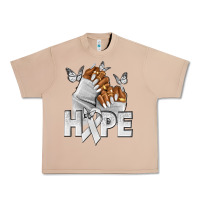 Burro hope white ribbon lung cancer nails Urban Heavy Tee - NancyCooperArtShop
