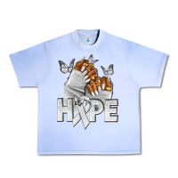 Grape Ice hope white ribbon lung cancer nails Urban Heavy Tee - NancyCooperArtShop