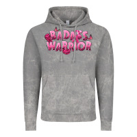 Cloud Rock Badass warrior Breast Cancer Vintage Hoodie - NancyCooperArtShop
