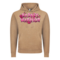 Vintage Coffee Badass warrior Breast Cancer Vintage Hoodie - NancyCooperArtShop