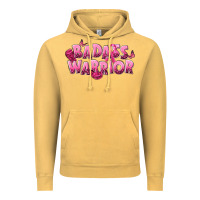 Vintage Mustard Badass warrior Breast Cancer Vintage Hoodie - NancyCooperArtShop