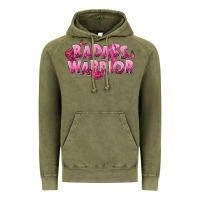 Vintage Olive Badass warrior Breast Cancer Vintage Hoodie - NancyCooperArtShop