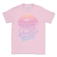 Bubblegum Pink The Adventure Begins Classic Tee - Bettercallsaul