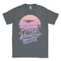 Charcoal Heather The Adventure Begins Classic Tee - Bettercallsaul