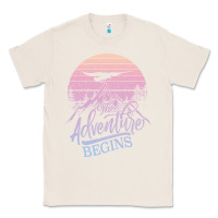 Natural The Adventure Begins Classic Tee - Bettercallsaul