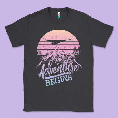 The Adventure Begins Classic Tee Designed By Bettercallsaul