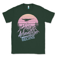Sports Green The Adventure Begins Classic Tee - Bettercallsaul