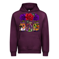 Mauve Wine halloween jars rose Urban Hoodie - BarkalooDesign