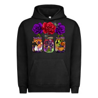 Pigment Black halloween jars rose Urban Hoodie - BarkalooDesign