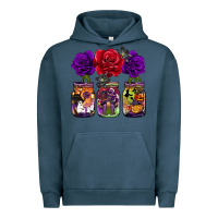 Pigment Midnight Navy halloween jars rose Urban Hoodie - BarkalooDesign