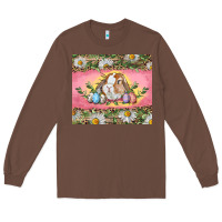 Chestnut Easter bunny and eggs Long Sleeve Tee - RanaPortraitStore
