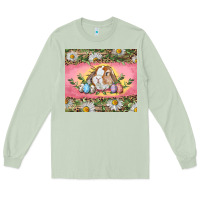 Matcha Easter bunny and eggs Long Sleeve Tee - RanaPortraitStore