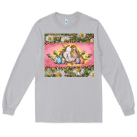 Moon Dust Easter bunny and eggs Long Sleeve Tee - RanaPortraitStore