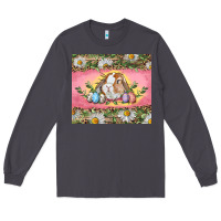 Smoke Easter bunny and eggs Long Sleeve Tee - RanaPortraitStore