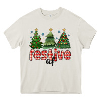 Cream festive af Heavy Core Tee - MaliasSmallBusiness