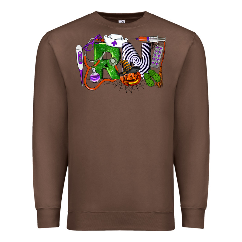 Halloween Rn Registered Nurse Premium Sweatshirt by LillyAllenDesigns | Teevron
