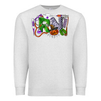 Oatmeal Heather Halloween RN Registered Nurse Premium Sweatshirt - LillyAllenDesigns