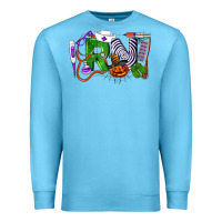 Ocean Blue Halloween RN Registered Nurse Premium Sweatshirt - LillyAllenDesigns