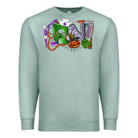 Seafoam Halloween RN Registered Nurse Premium Sweatshirt - LillyAllenDesigns