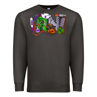 Smoke Halloween RN Registered Nurse Premium Sweatshirt - LillyAllenDesigns