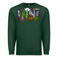 Sports Green Halloween RN Registered Nurse Premium Sweatshirt - LillyAllenDesigns