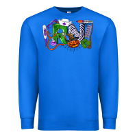True Royal Halloween RN Registered Nurse Premium Sweatshirt - LillyAllenDesigns