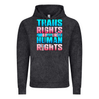 Vintage Black Trans rights are human rights Vintage Hoodie - NancyCooperArtShop