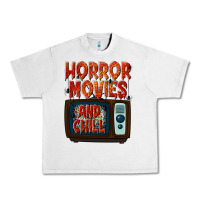 Lunar Rock Horror Movies and Chill Urban Heavy Tee - texasbilliewilder