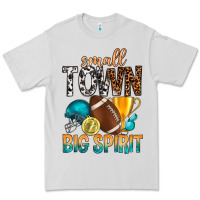 Dove Grey Small Town Big Spirit Premium Tee - BundleAndBundleShop