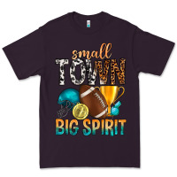 Plum Small Town Big Spirit Premium Tee - BundleAndBundleShop