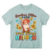 Grandma's Kitchen Where Sweet Things Happen Heavy Core Tee | Teevron